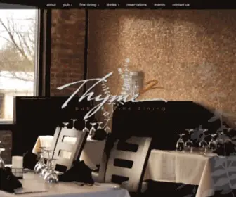 THymetherestaurant.com(Thyme2) Screenshot