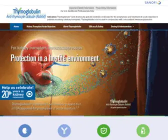 THymoglobulin.com(Thymoglobulin [Anti) Screenshot