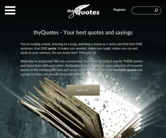 THyquotes.com(The best quotes and sayings) Screenshot