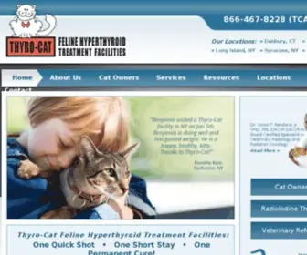 THyrocat.com(Feline Hyperthyroidism Treatment) Screenshot