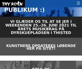 THyrock.dk(Musikfestival i Thisted) Screenshot