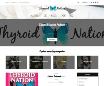 THyroidnation.com(Thyroid Nation) Screenshot