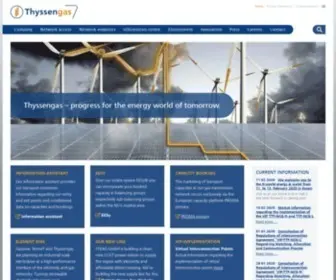 THYssengas.com( Home) Screenshot