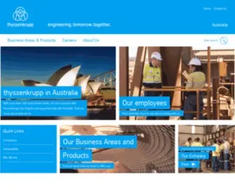 THYssenkrupp-Australia.com(Engineering) Screenshot