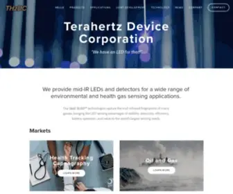 THZDC.com(Terahertz Device Corporation) Screenshot