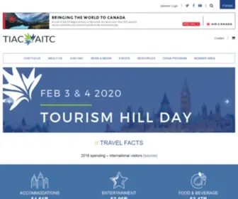 Tiac-Aitc.ca(Tourism Industry Association of Canada) Screenshot