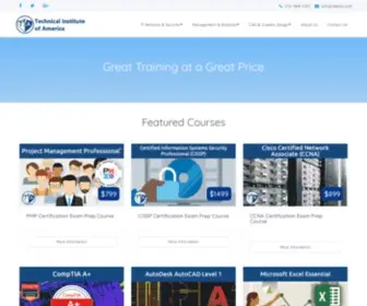 Tiaeduonline.com(Technical Institute of America) Screenshot