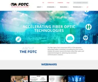 Tiafotc.org(Fiber Optics Tech Consortium Fiber Optics Tech Consortium) Screenshot