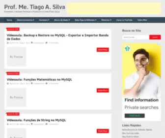 Tiago.blog.br(Conteúdo do Prof. Me. Tiago A Silva) Screenshot