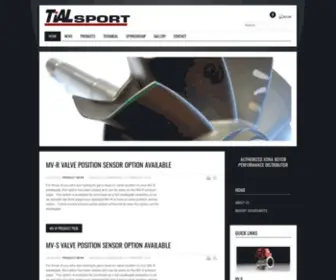 Tialsport.com(TiAL Sport) Screenshot