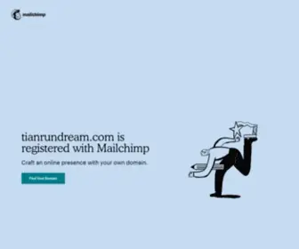 Tianrundream.com(Mailchimp domain page for) Screenshot