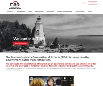 Tiaontario.ca(TOURISM COUNTS) Screenshot