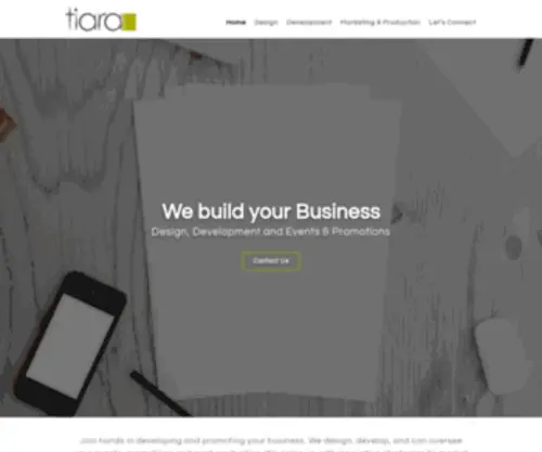 Tiara-ADV.com(Advertising & marketing agency) Screenshot