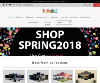 Tiaracle.com(Canvas Wall Art Prints) Screenshot