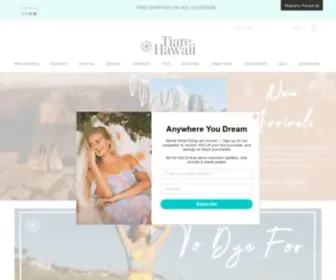 Tiarehawaii.com(Bohemian clothing brand for the wildflowers and the dreamers) Screenshot