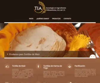 Tiasaalimentos.com(Panificación) Screenshot