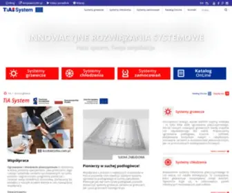 Tiasystem.pl(Ogrzewanie Podłogowe) Screenshot