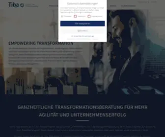 Tiba.de(Die Tiba Managementberatung GmbH) Screenshot