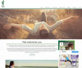 Tibbherbals.com(Tibb Health Sciences) Screenshot