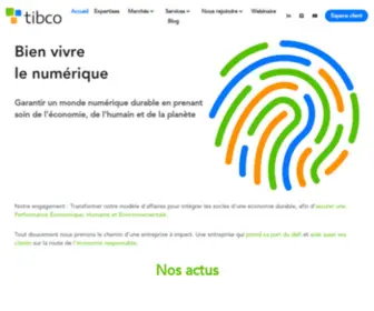 Tibco.fr(Bien vivre le numérique) Screenshot