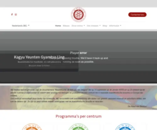 Tibetaans-Instituut.org(Kagyu Yeunten Gyamtso Ling FR) Screenshot