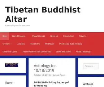 Tibetanbuddhistaltar.org(Tibetan Buddhist Altar) Screenshot