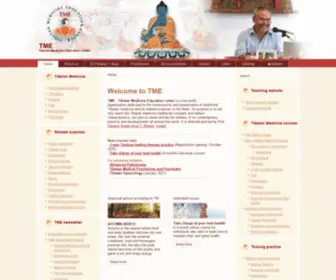 Tibetanmedicine-Edu.org(Tibetan Medicine Education Center) Screenshot