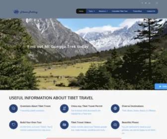 Tibetantrekking.com(Tibetan Trekking Travel) Screenshot