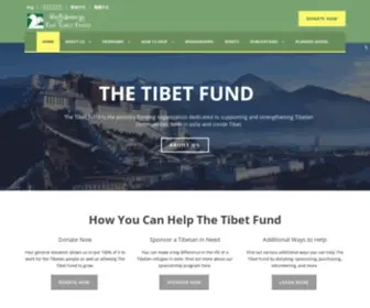 Tibetfund.org(Tibetan Culture) Screenshot