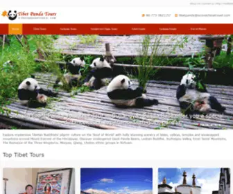 Tibetpandatours.com(Tour lhasa) Screenshot