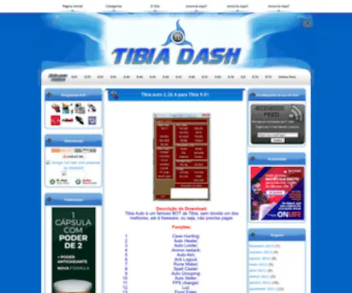 Tibiadash.com(Tibia Dash) Screenshot