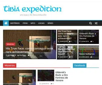 Tibiaexpedition.com.br(Em busca do desconhecido) Screenshot