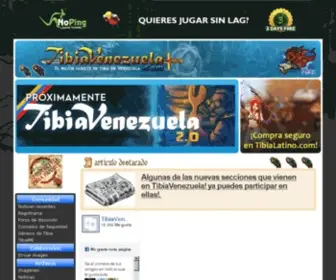 Tibiavenezuela.com(Tibia Venezuela) Screenshot
