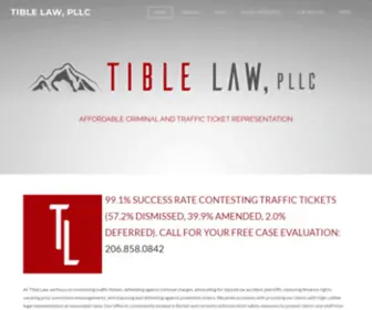 Tiblelaw.com(TIBLE LAW) Screenshot