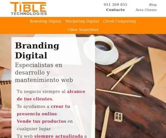 Tibletech.com(Especializados en Servicios Web) Screenshot