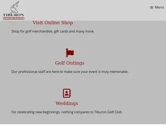 Tiburongolf.com(Tiburon Golf Club) Screenshot