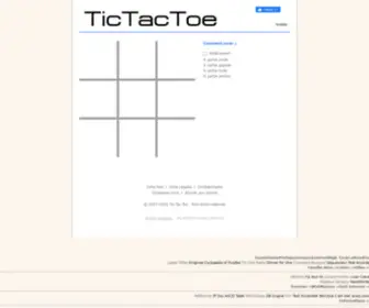 Tic-Tac-Toe.fr(Jouez en ligne au Tic) Screenshot