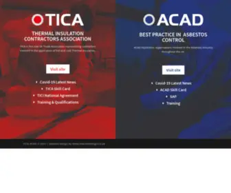 Tica-Acad.co.uk(Thermal Insulation Contractors Association) Screenshot