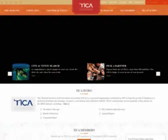 Tica.or.th(Thailand Incentive and Convention Association) Screenshot
