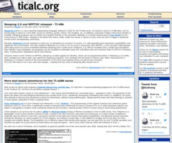 Ticalc.org(Ticalc) Screenshot