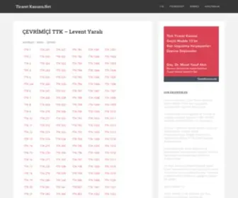 Ticaretkanunu.net(Levent yaralı) Screenshot