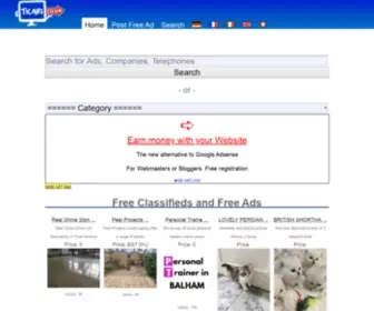 Ticari.co.uk(Classified Ads) Screenshot
