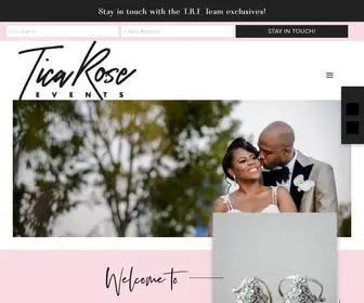 Ticaroseevents.com(Turning an Ordinary Party to an Extraordinary Event) Screenshot