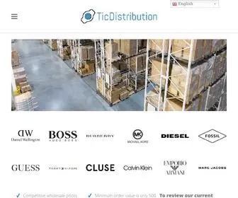 TiCDistribution.com(100% Authentic Bulk Wholesale Watches Distributor) Screenshot