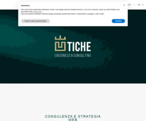 Ticheconsulting.com(Consulenza e strategia web) Screenshot