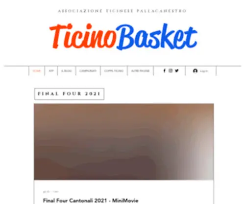 Ticinobasket.ch(ATP) Screenshot