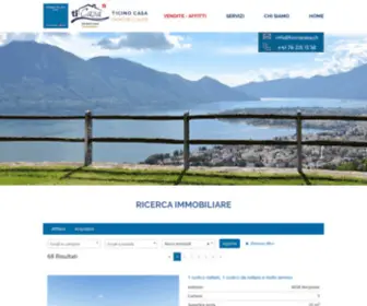 Ticinocasa.ch(Immobiliare Ticino) Screenshot