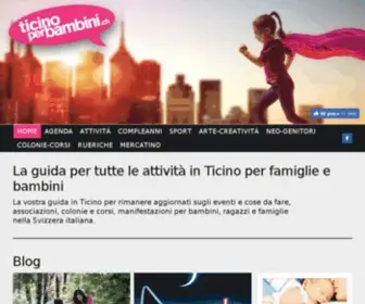 Ticinoperbambini.ch(Ticino per bambini) Screenshot