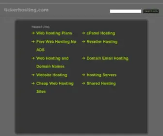 Tickerhosting.com(Best Hosting Review) Screenshot