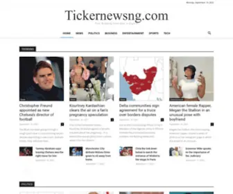 Tickernewsng.com(Nigerian news) Screenshot